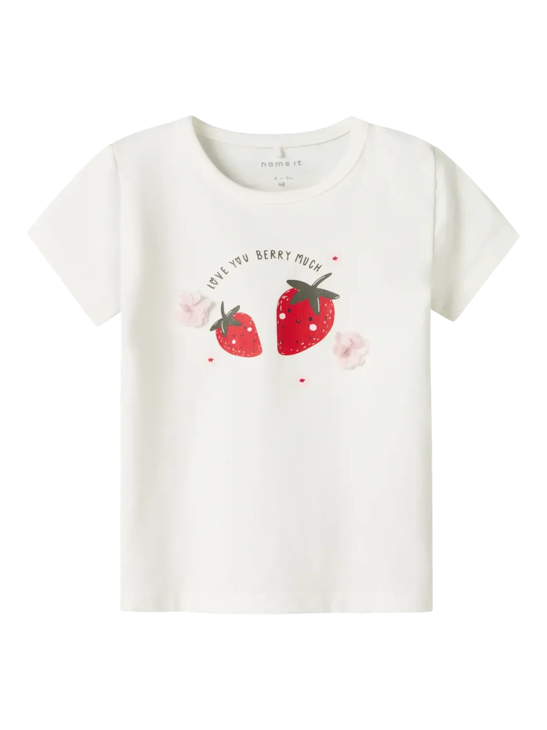 NAME IT T-shirt - Cloud Dancer