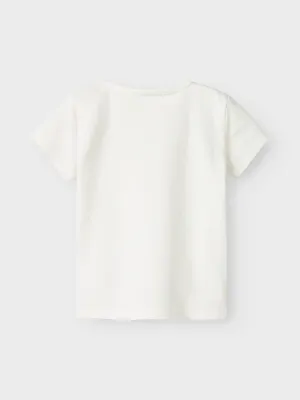 NAME IT T-shirt - Cloud Dancer