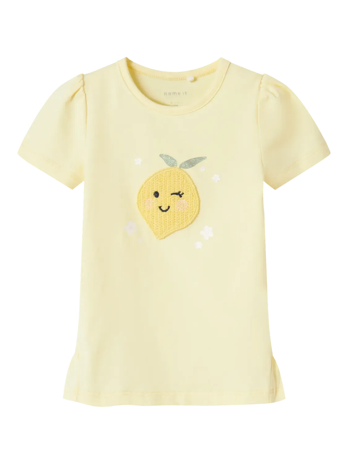 NAME IT T-shirt - Pastel Yellow