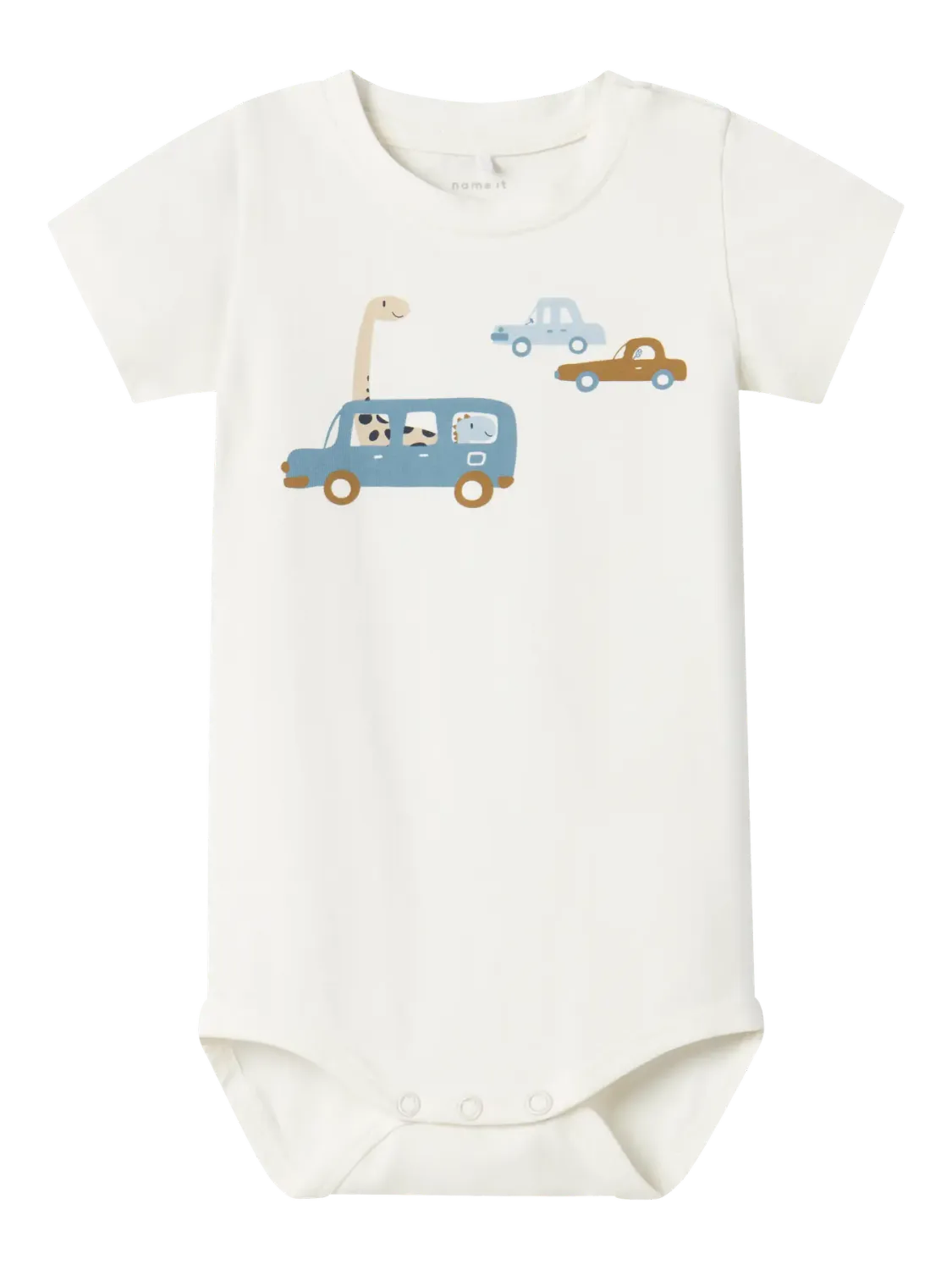 NAME IT Romper met korte mouwen - Cloud Dancer