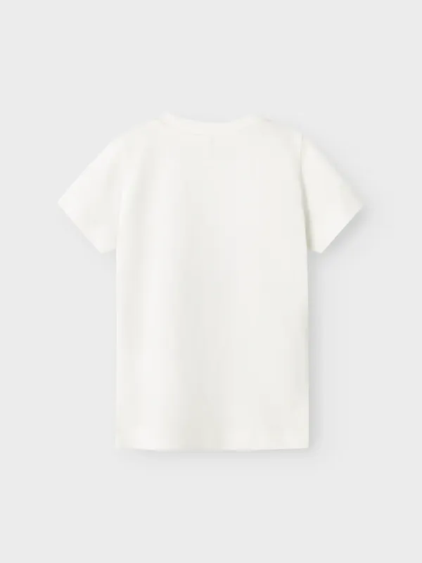 NAME IT T-shirt - Cloud Dancer