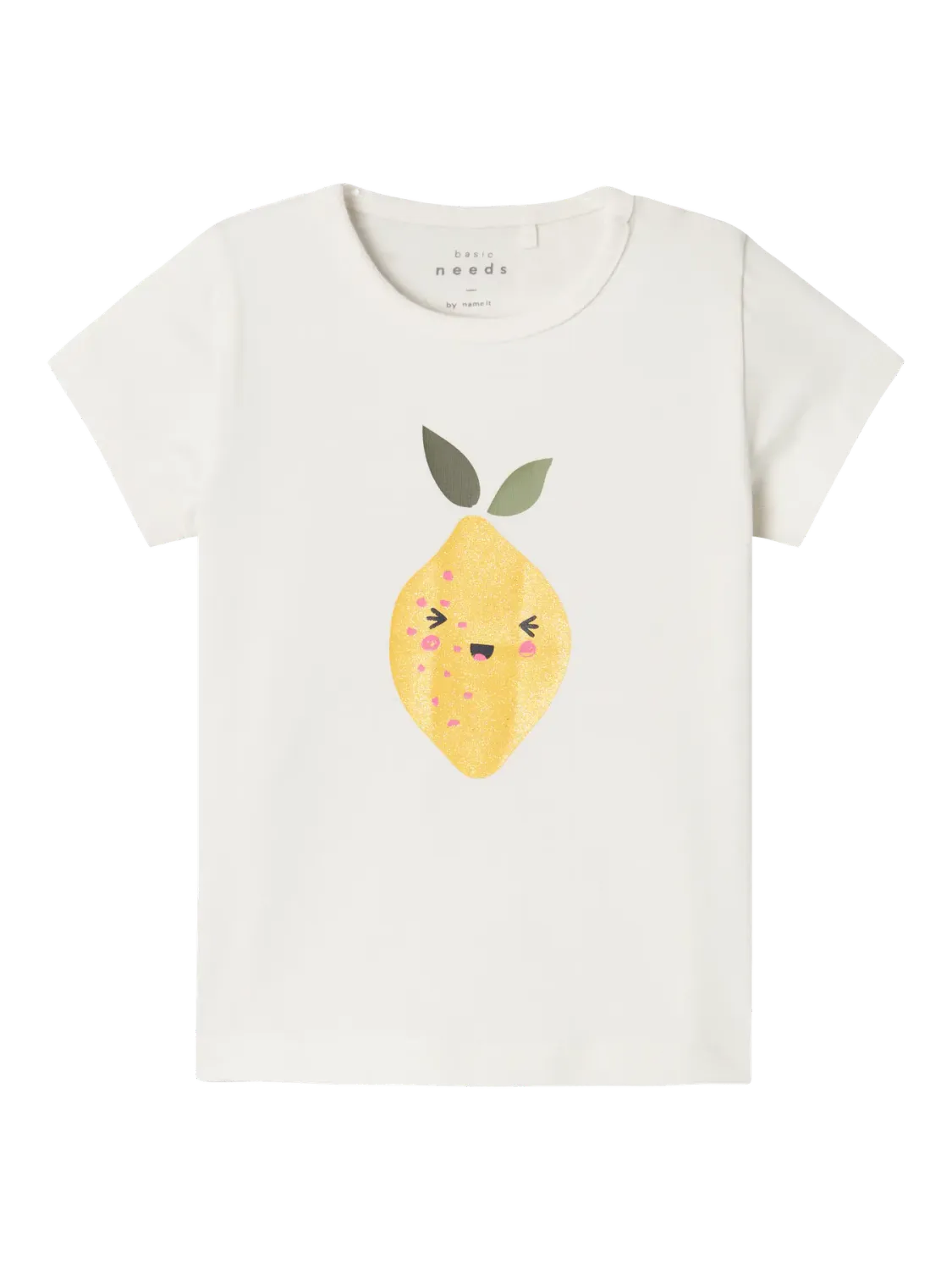 NAME IT T-shirt - Jet Stream Lemon