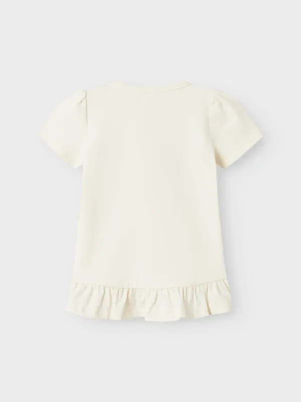 NAME IT T-shirt - Cloud Dancer