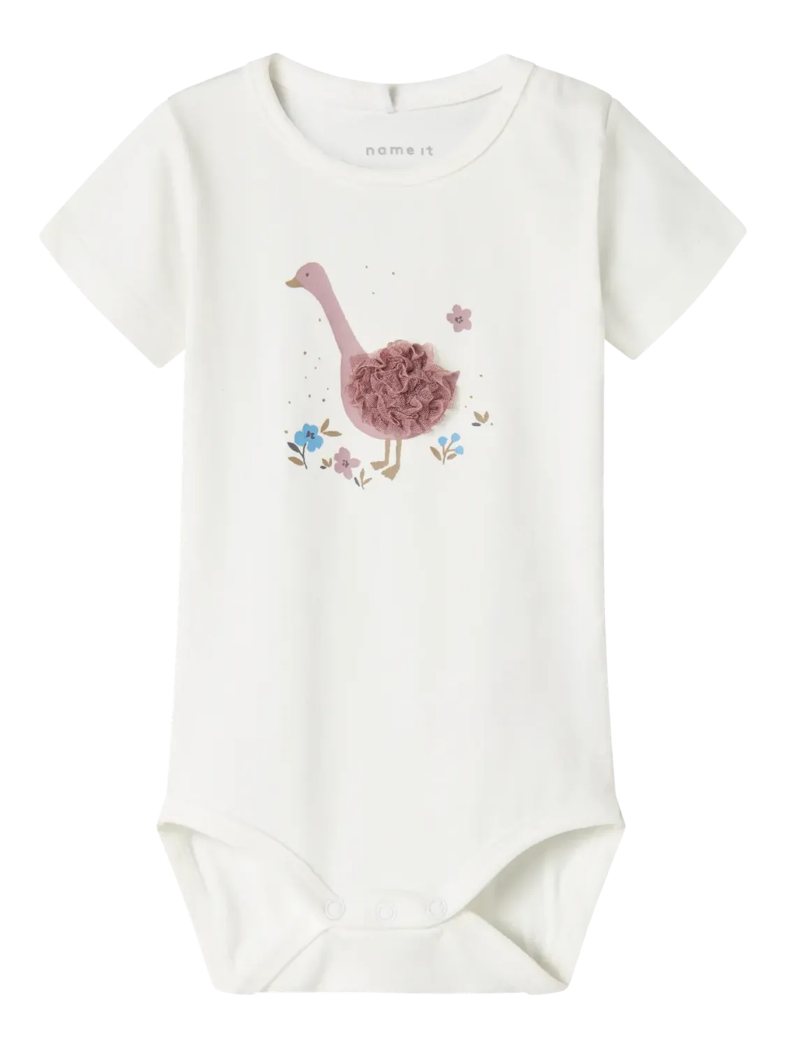 NAME IT Romper met korte mouwen - Cloud Dancer