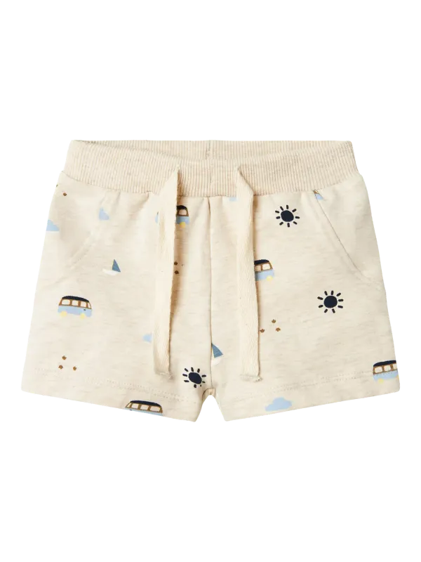 NAME IT Korte broek - Peyote Melange