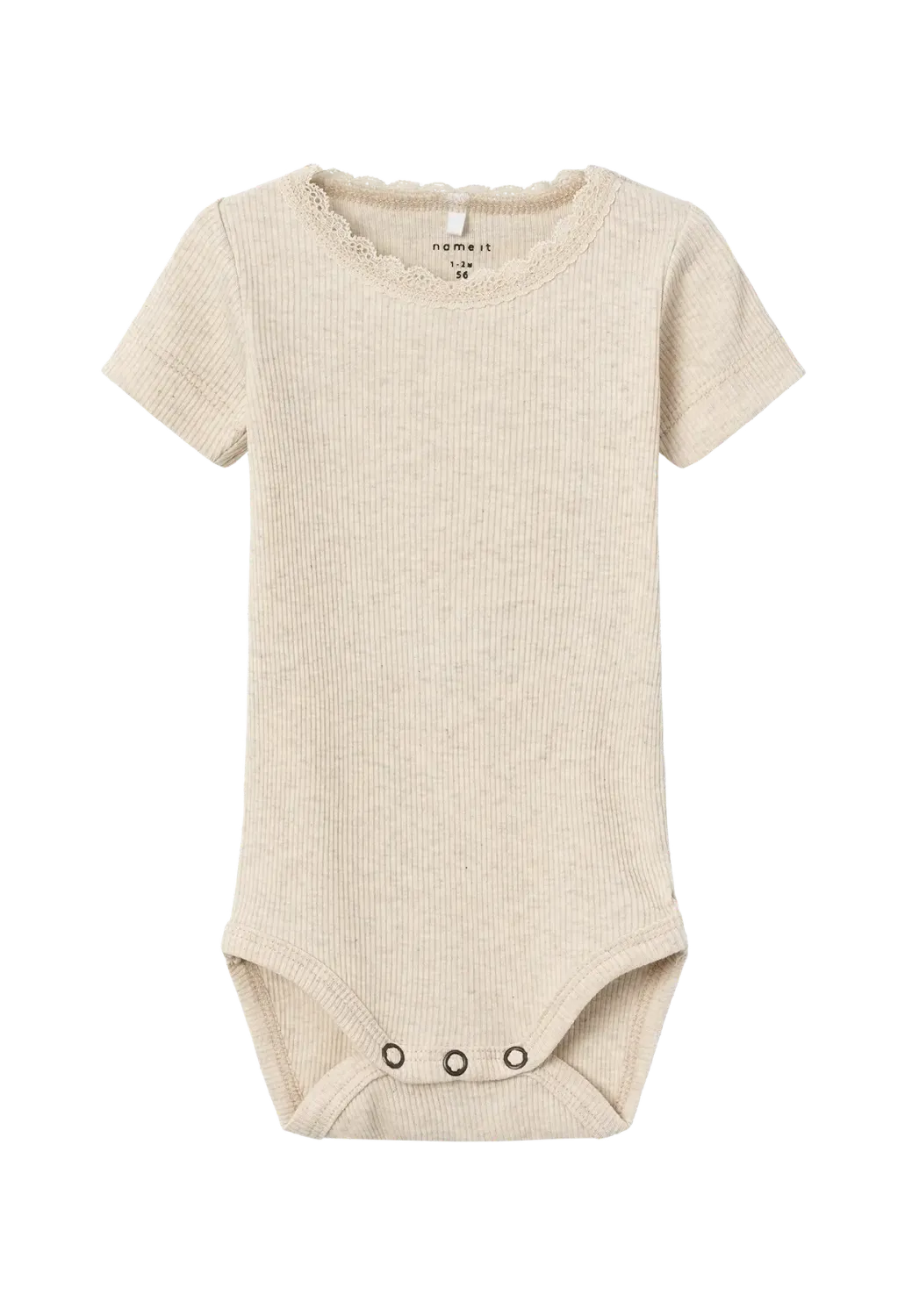 NAME IT Romper met korte mouw - Peyote Melange