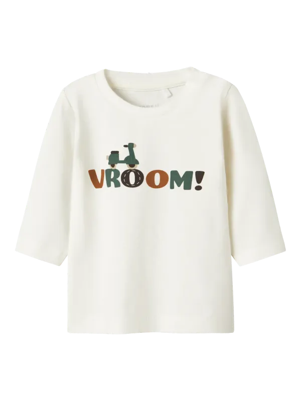NAME IT Long Sleeve Top - Cloud Dancer