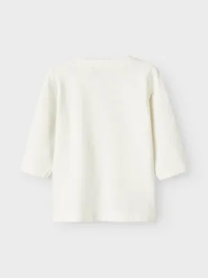 NAME IT Long Sleeve Top - Cloud Dancer