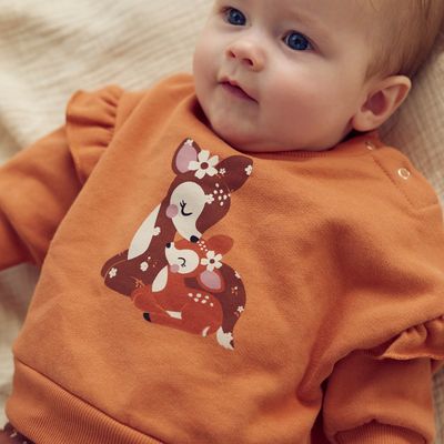 Müsli Sweater - Oranje