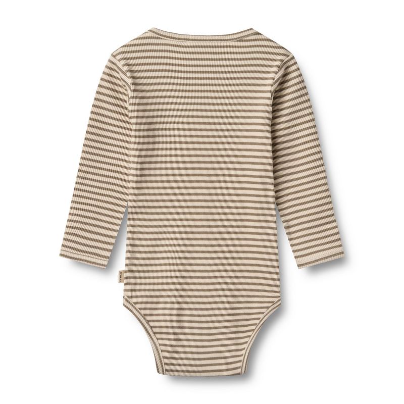 Wheat Romper - Stone Stripe