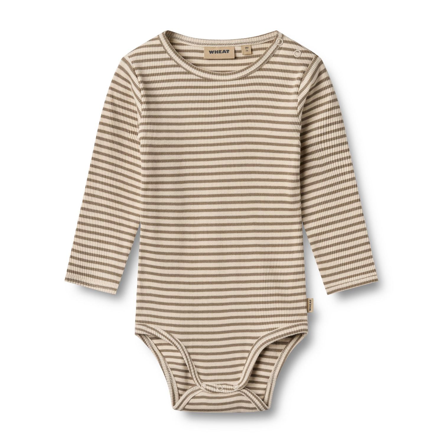 Wheat Romper - Stone Stripe