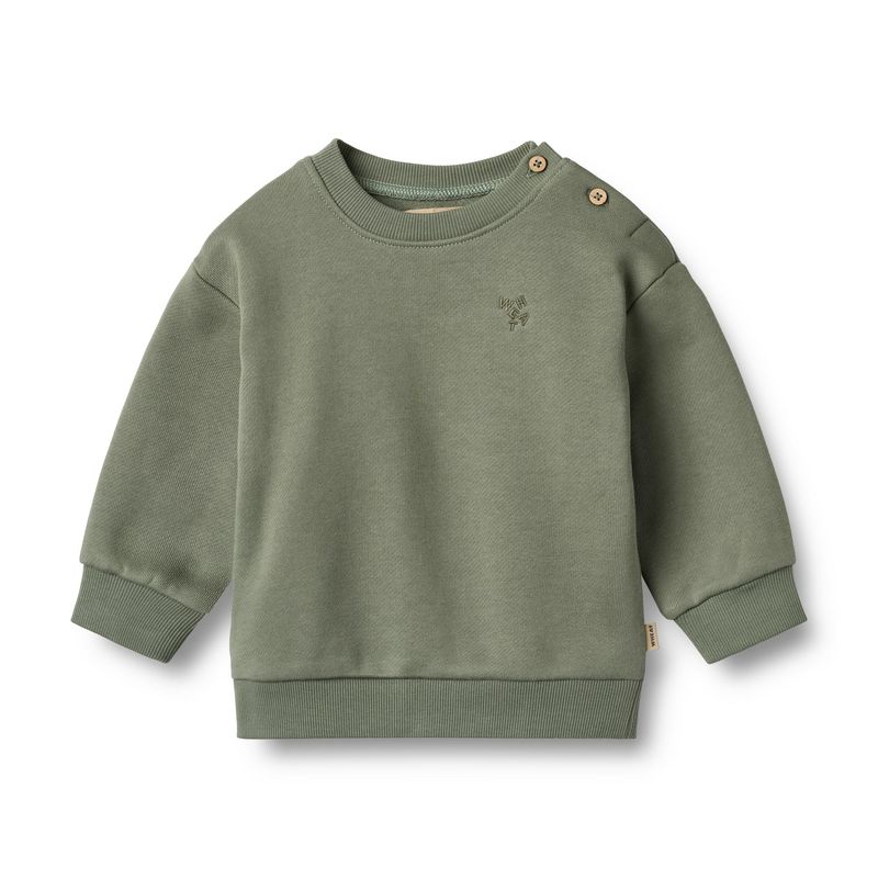 Wheat Trui - Dusty Green