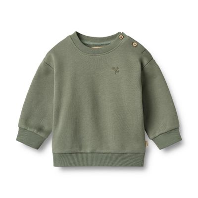 Wheat Trui - Dusty Green