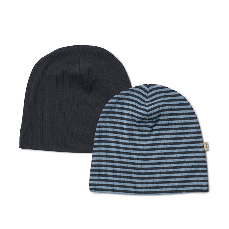 Wheat Muts - Bright Blue Stripes