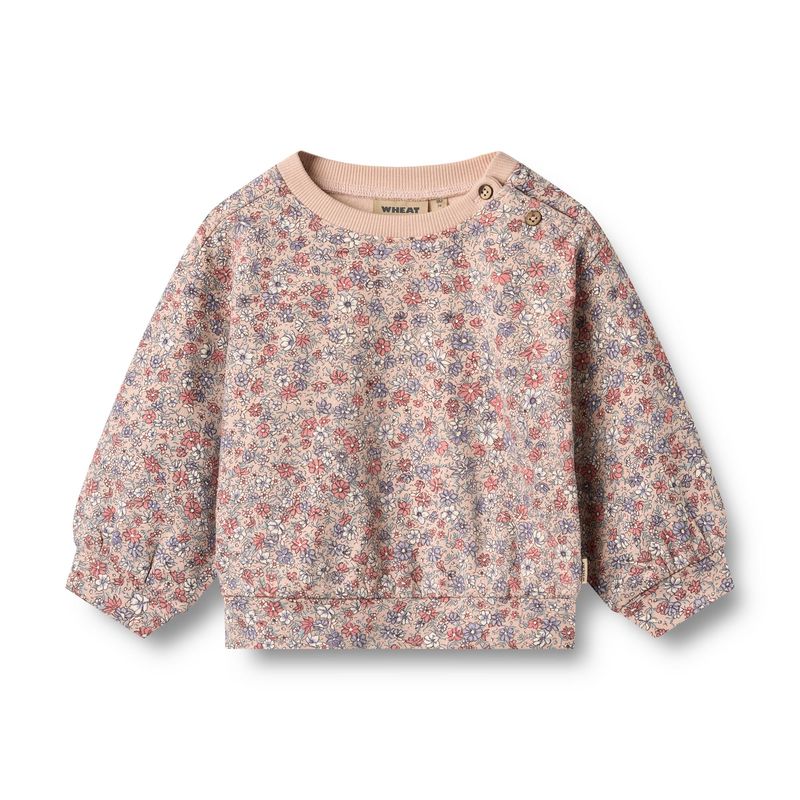 Wheat Sweater - Rose Dust Flower