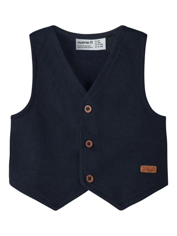 NAME IT gilet - Navy Blue 