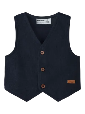 NAME IT gilet - Navy Blue 