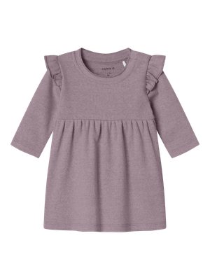 NAME IT Lange mouwen jurk - Elderberry