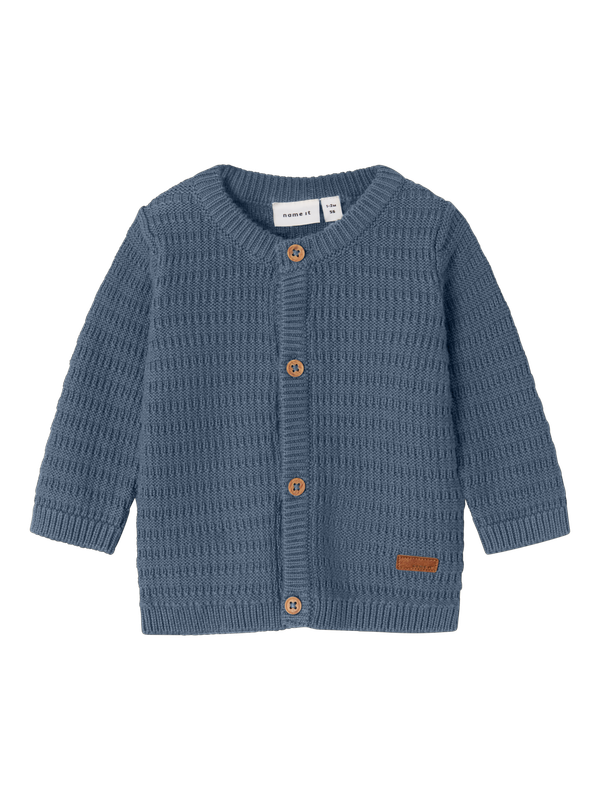 NAME IT Gebreid vest - China Blue