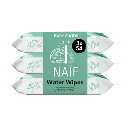 Naïf Plasticvrije Billendoekjes 3 pack