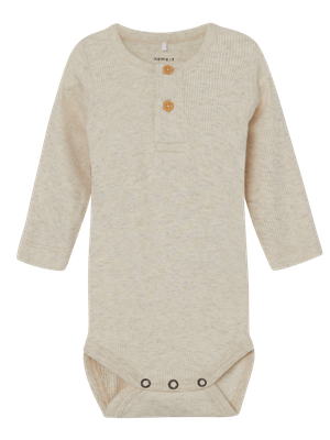 NAME IT Lange mouwen romper - Peyote Melange