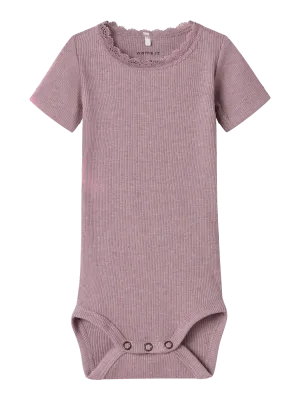 NAME IT Romper met korte mouw - Elderberry