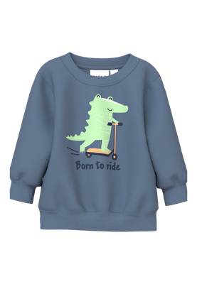 NAME IT Lange mouwen sweatshirt - China Blue Born to ride