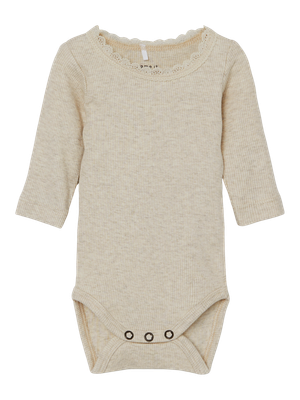 NAME IT Lange mouwen romper - Peyote Melange