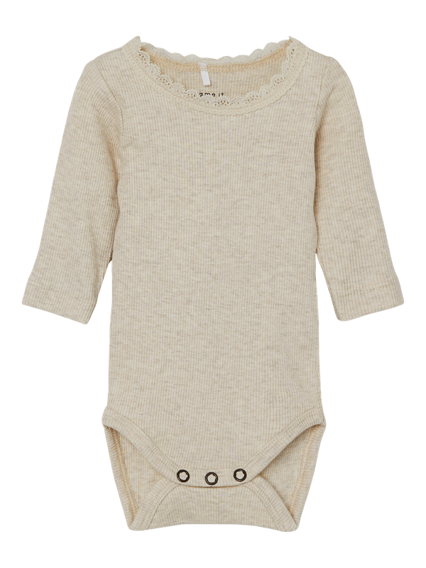 NAME IT Lange mouwen romper - Peyote Melange