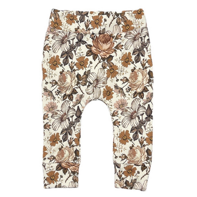 Feathers Newborn jogger - English garden brown