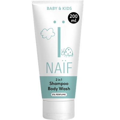 Naïf 2 in 1 Shampoo &amp; Body Wash 0% Perfume 200ml