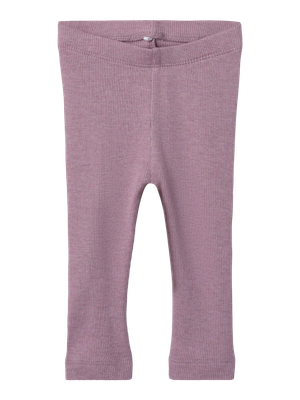NAME IT Basic legging - Elderberry