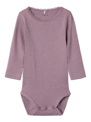 NAME IT Lange mouwen romper - Elderberry