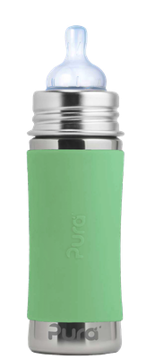 Pura speenfles 325 ml + moss sleeve