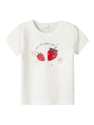 NAME IT T-shirt - Cloud Dancer