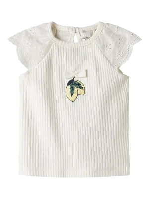 NAME IT Top - Cloud Dancer