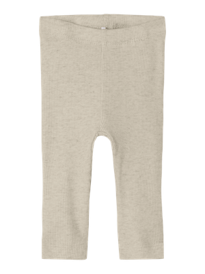 NAME IT Basic legging - Peyote Melange