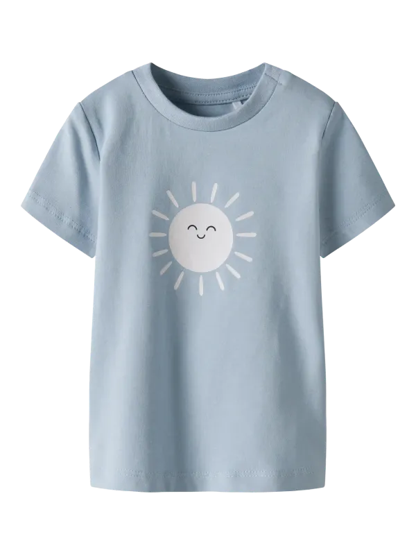 NAME IT T-shirt - Celestial Blue Sun