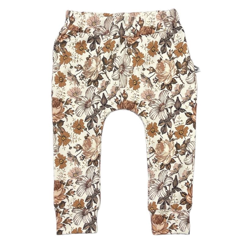 Feathers Jogger - English garden brown