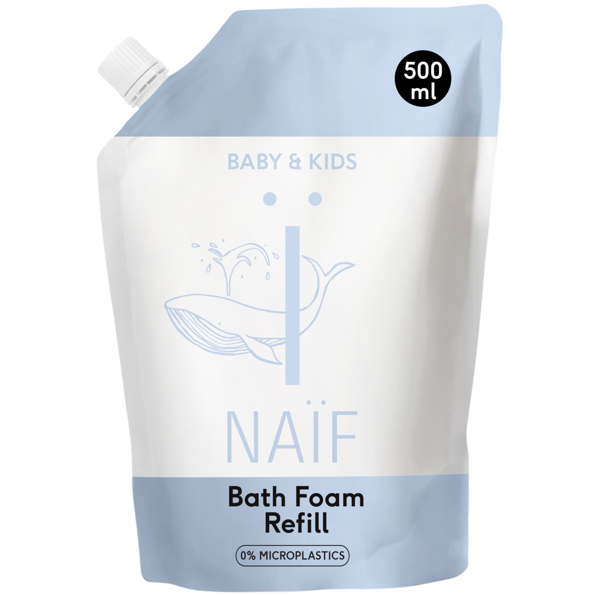 Naïf Badschuim voor Baby &amp; Kids 500ml Navulverpakking 500ml