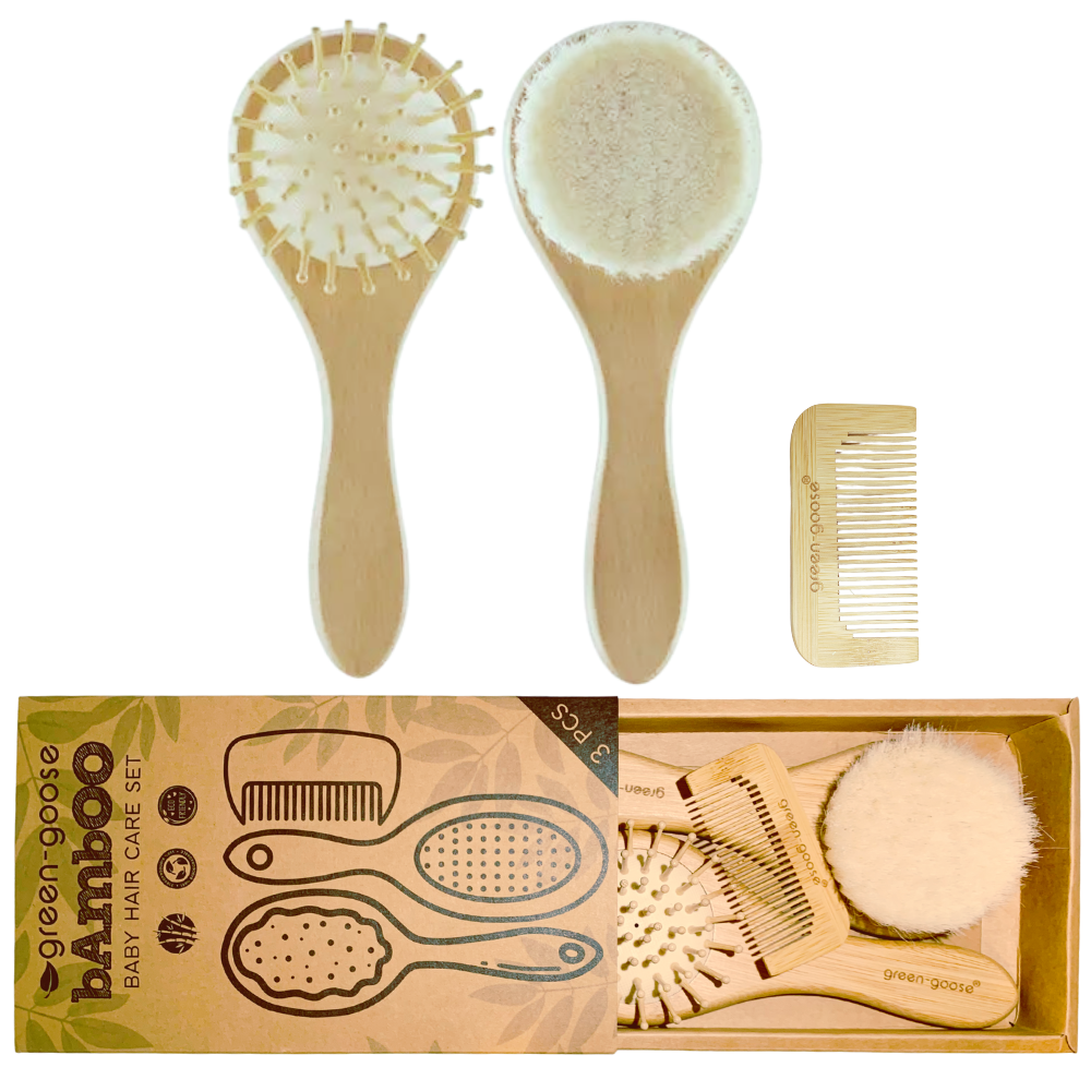 Green-goose Baby Bamboe Haarverzorgingspakket