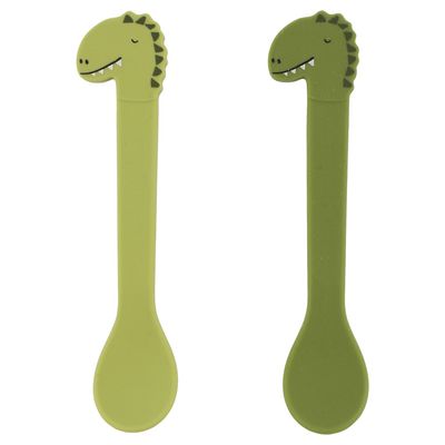 Siliconen lepel 2-pack - Mr. Dino Siliconen lepel 2-pack - Mr. Dino