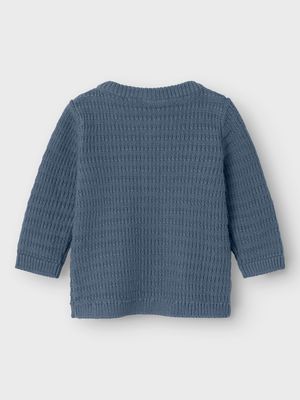 NAME IT Gebreid vest - China Blue
