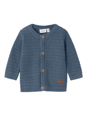 NAME IT Gebreid vest - China Blue