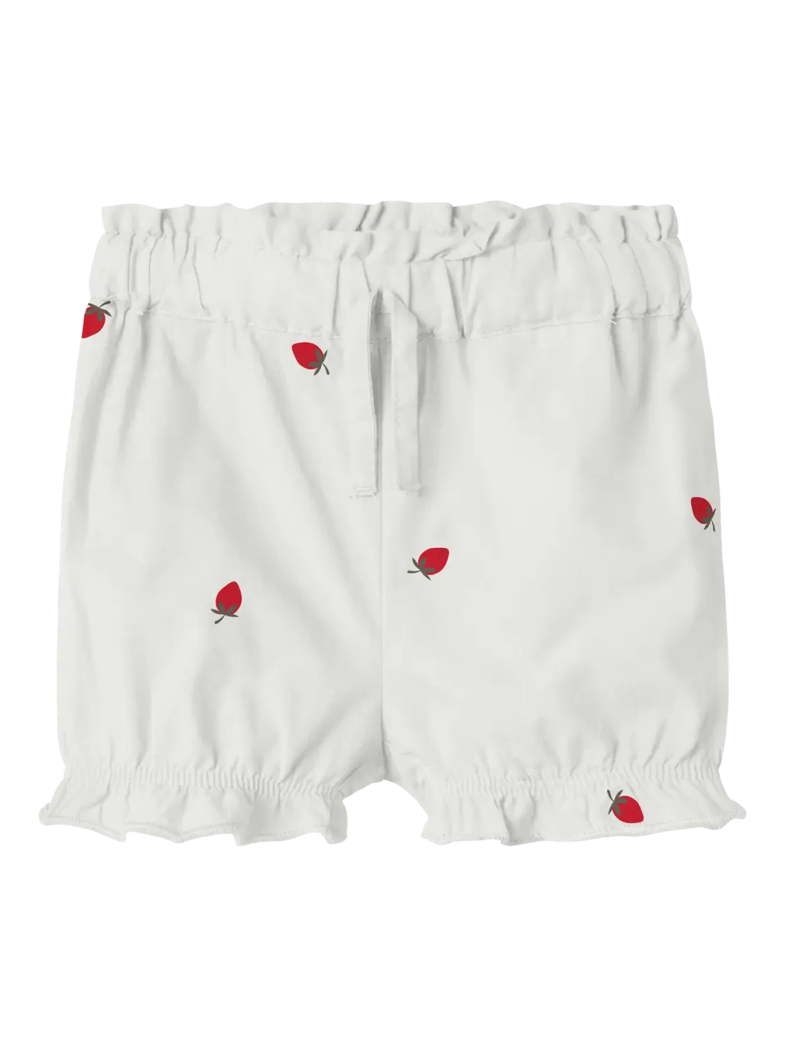NAME IT Korte broek - Bright White Strawberry