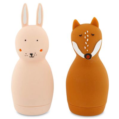 Trixie Badspeelgoed sproeiende dieren - Mrs. Rabbit & Mr. Fox Trixie Badspeelgoed sproeiende dieren - Mrs. Rabbit & Mr. Fox