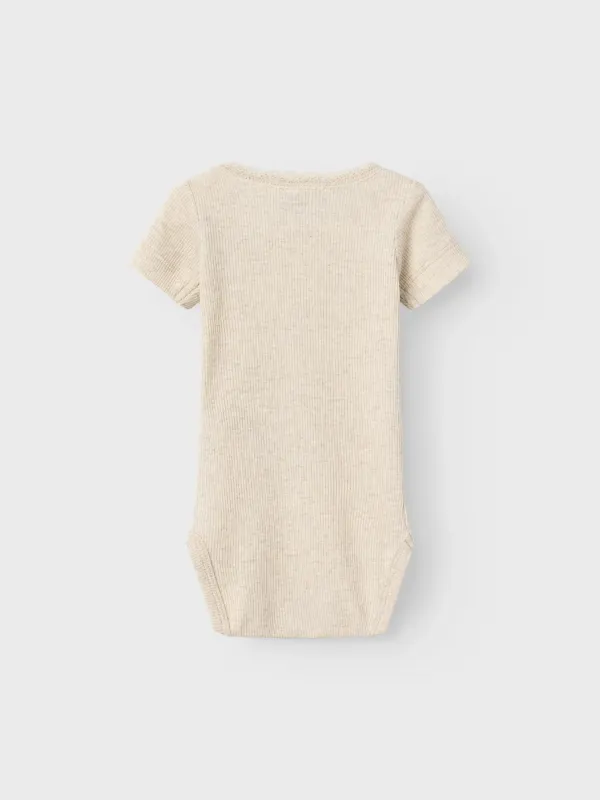 NAME IT Romper met korte mouw - Peyote Melange