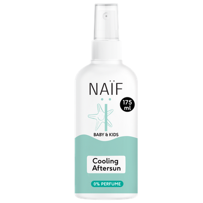 Naïf Verkoelende Aftersun Spray 0% parfum voor Baby &amp; Kids 175ML