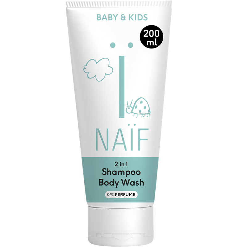 Naïf 2 in 1 Shampoo &amp; Body Wash 0% Perfume 200ml