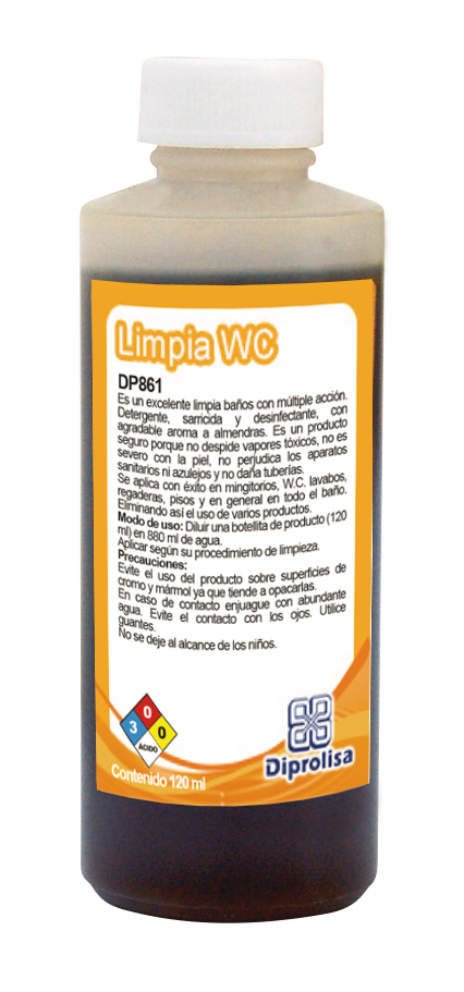 LIMPIA WC PK CON 4  BOTELLAS